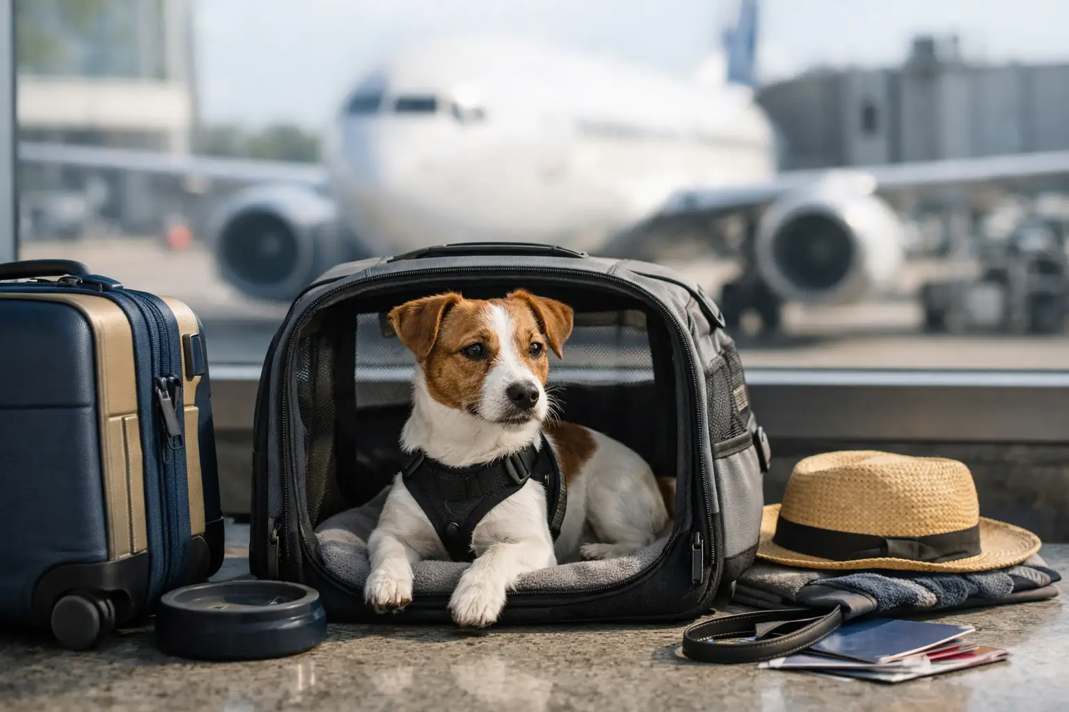 How to Prepare Dog for International Flight
