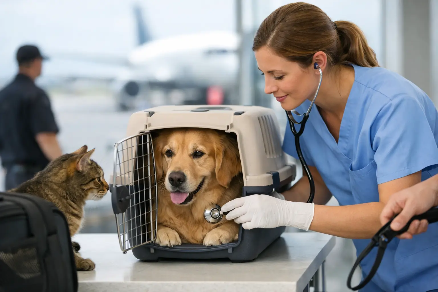 Arrival Veterinary Inspection: What Pets Face